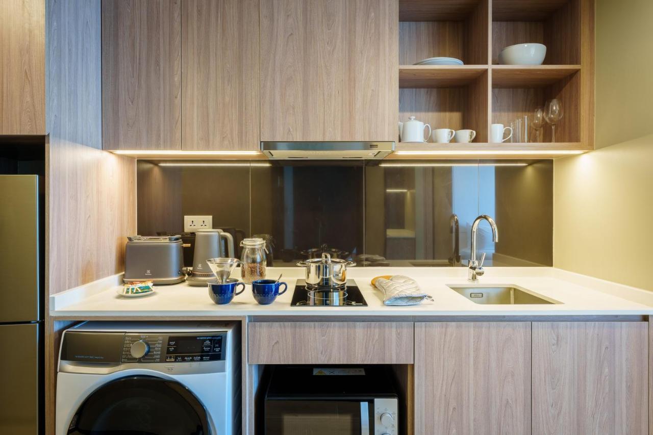 Somerset Патая Екстериор снимка A kitchen in a serviced apartment