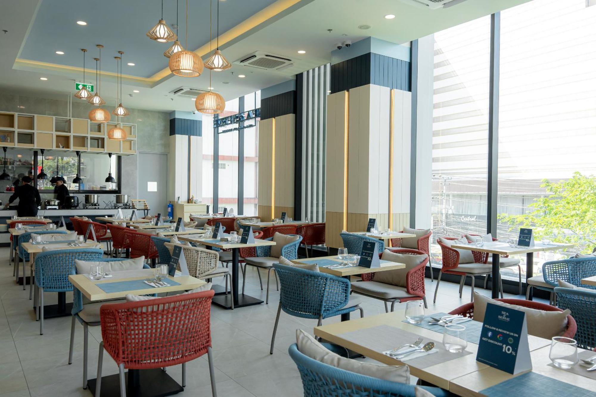 Somerset Патая Екстериор снимка The interior of the restaurant